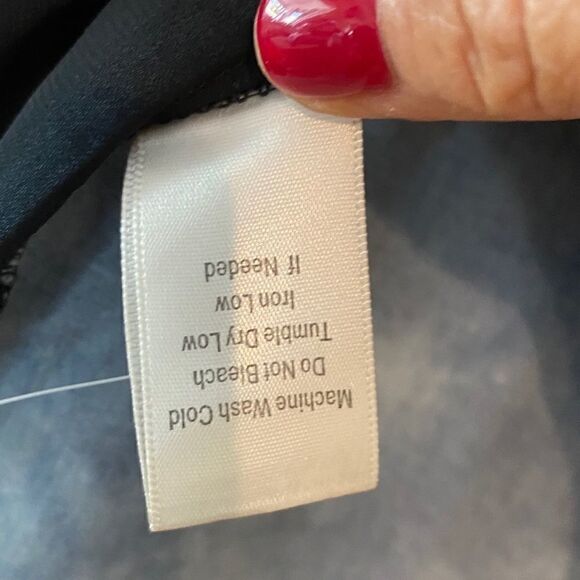 Blu Pepper Sz S NWT Blue Tie-Dye Sheer Sleeves & Hem Oversized Relaxed Shirt - Picture 11 of 12